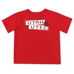 NCAA Utah Utes Toddler Boys' 2pk Short Sleeve and Long Sleeve T-Shirts - 4T