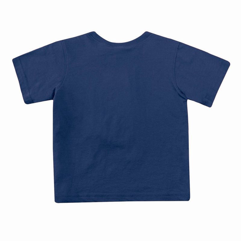 slide 4 of 5, NCAA Auburn Tigers Toddler Boys' 2pk Short Sleeve and Long Sleeve T-Shirts - 3T: Solid Jersey Pullover Set, 2 ct