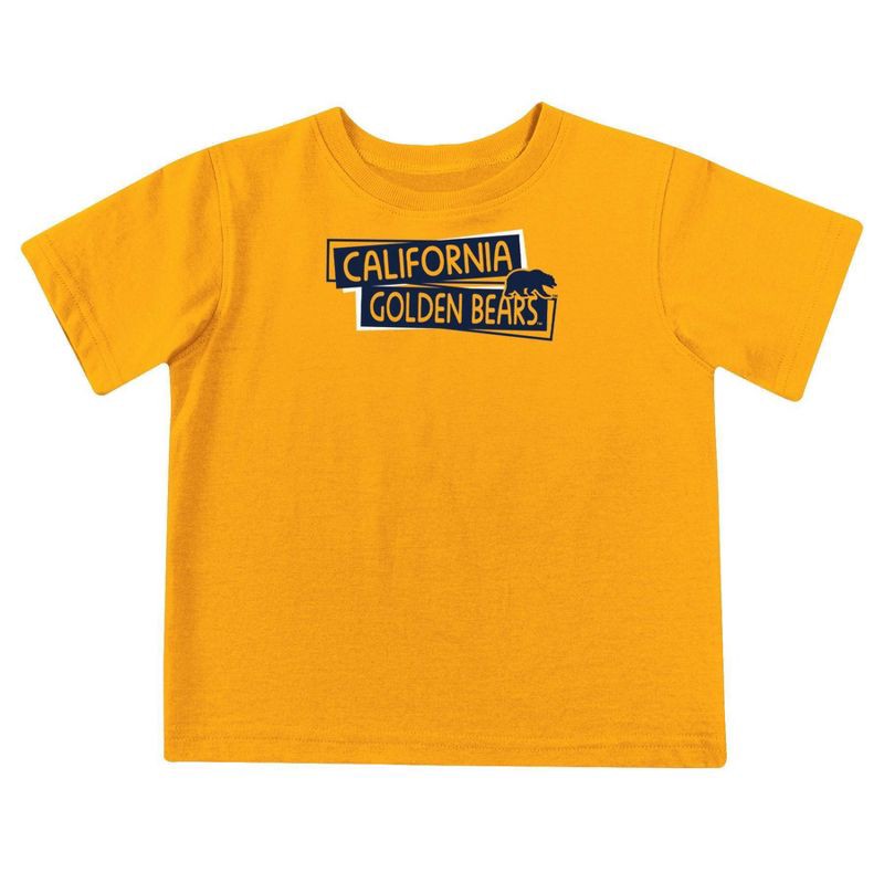 slide 1 of 5, NCAA Cal Golden Bears Toddler Boys' 2pk Short Sleeve and Long Sleeve T-Shirts - 2T, 2 ct