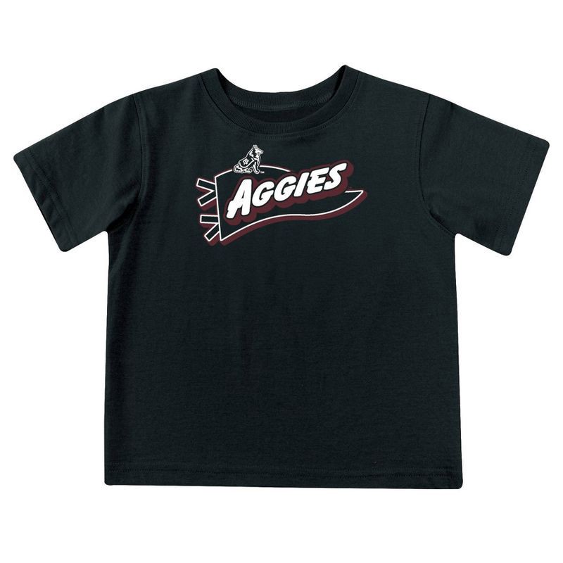 slide 4 of 5, NCAA Texas A&M Aggies Toddler Boys' 2pk Short Sleeve and Long Sleeve T-Shirts - 3T: Solid Pullover Set, 2 ct