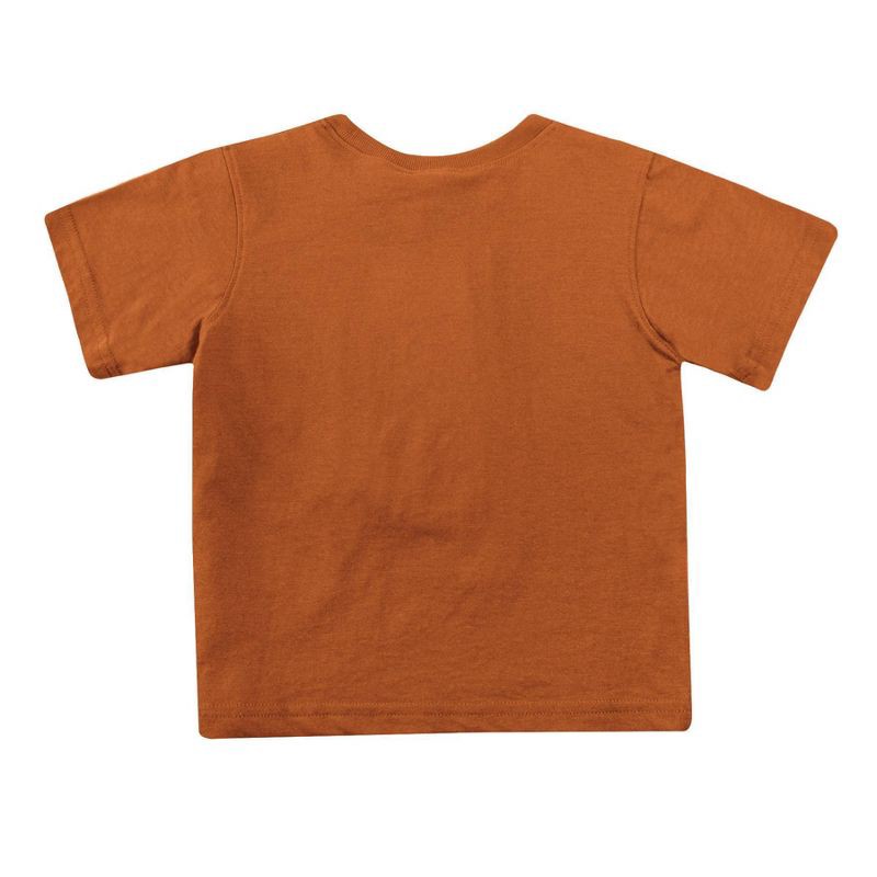 slide 5 of 5, NCAA Texas Longhorns Toddler Boys' 2pk Short Sleeve and Long Sleeve T-Shirts - 3T: Solid Jersey Pullover Set, 2 ct