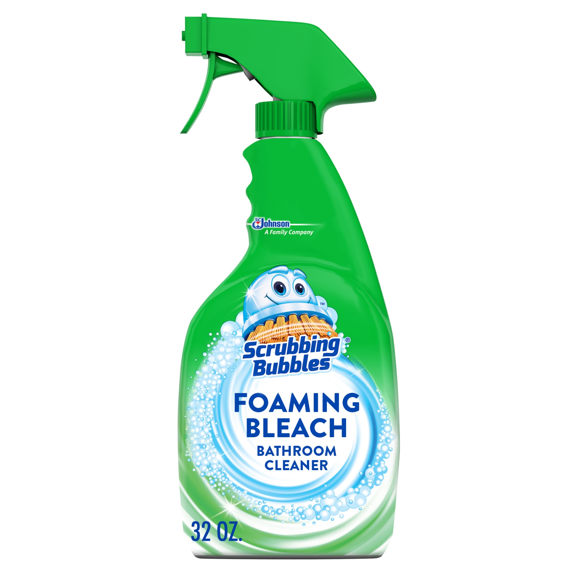 slide 1 of 7, Scrubbing Bubbles Foaming Bleach Bathroom Cleaner, 32 fl oz