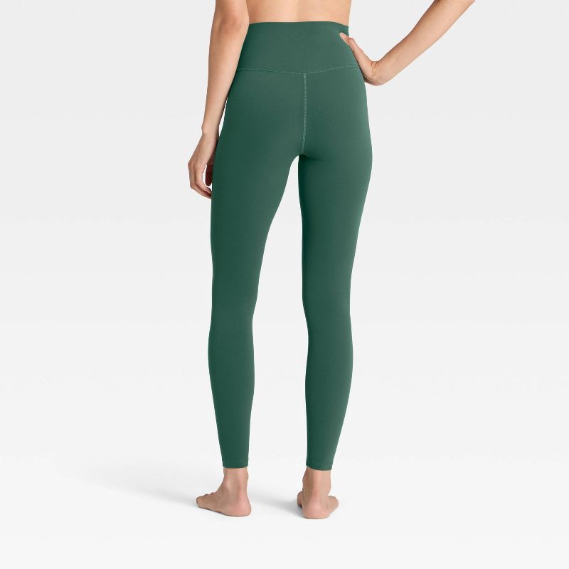 slide 3 of 5, Women's Everyday Soft Ultra High-Rise Leggings - All In Motion™ Dark Green XXL, 1 ct