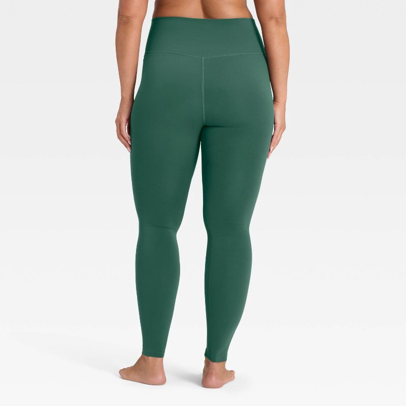 slide 5 of 5, Women's Everyday Soft Ultra High-Rise Leggings - All In Motion™ Dark Green XXL, 1 ct