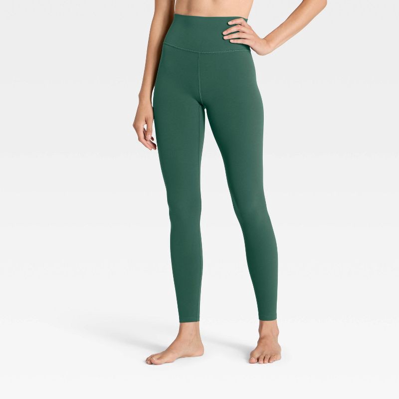 slide 1 of 5, Women's Everyday Soft Ultra High-Rise Leggings - All In Motion™ Dark Green XXL, 1 ct