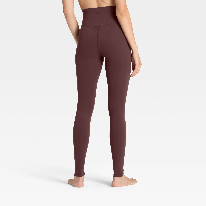 slide 2 of 5, Women's Everyday Soft Ultra High-Rise Leggings - All In Motion™ Dark Brown L, 1 ct