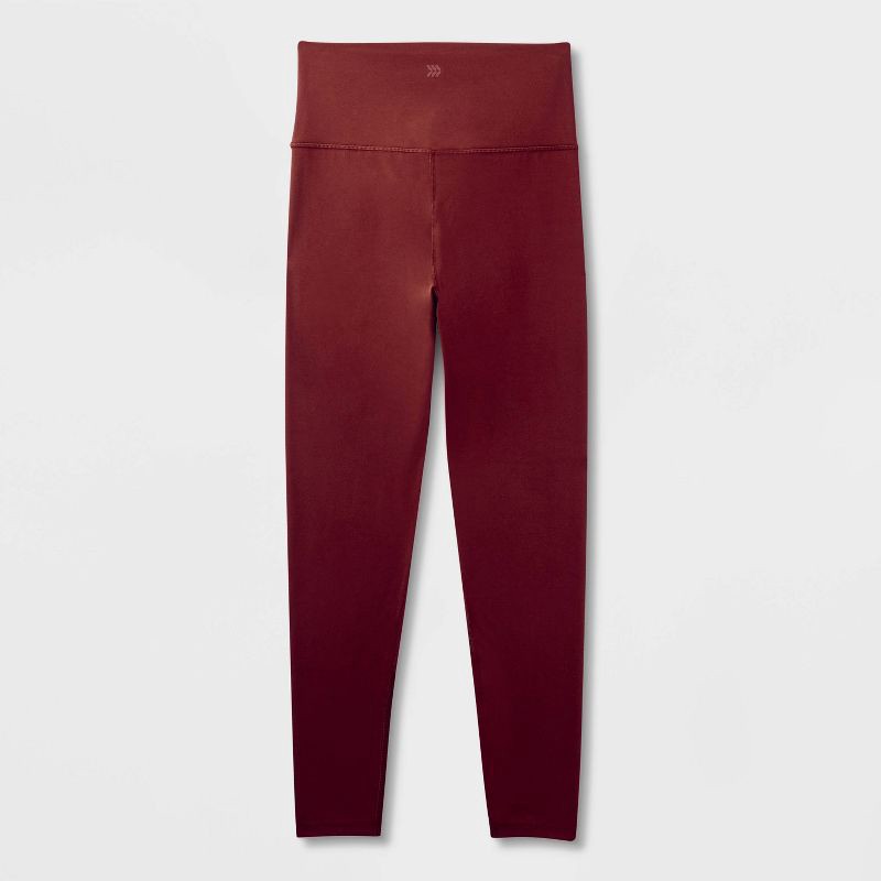 slide 2 of 7, Women's Everyday Soft Ultra High-Rise 7/8 Leggings - All In Motion™ Maroon XS, 1 ct