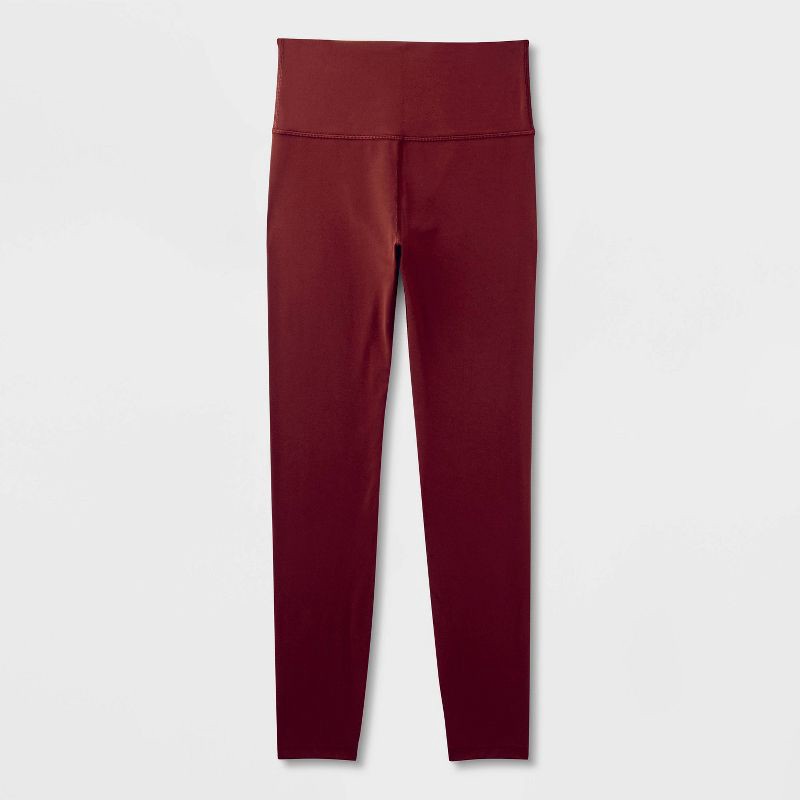 slide 1 of 7, Women's Everyday Soft Ultra High-Rise 7/8 Leggings - All In Motion™ Maroon XS, 1 ct