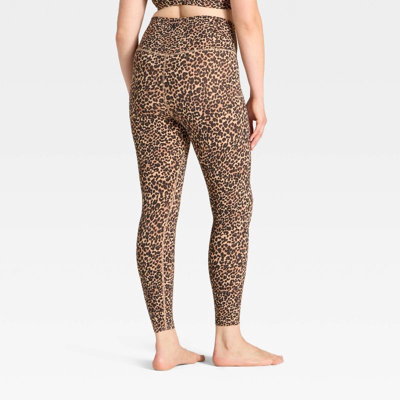 slide 3 of 6, Women's Everyday Soft Ultra High-Rise 7/8 Leggings - All In Motion™ Animal Print S, 1 ct