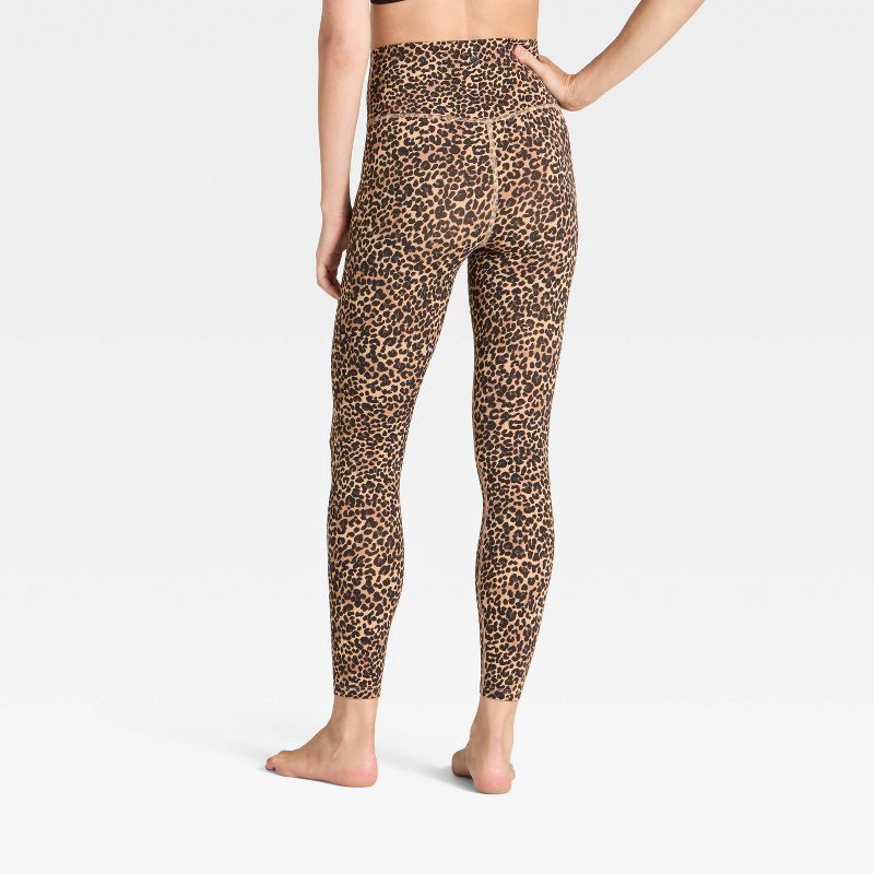slide 2 of 6, Women's Everyday Soft Ultra High-Rise 7/8 Leggings - All In Motion™ Animal Print M, 1 ct