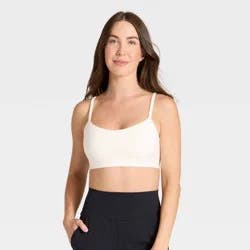 Women's Everyday Soft Light Support Bra - All In Motion™ Cream S