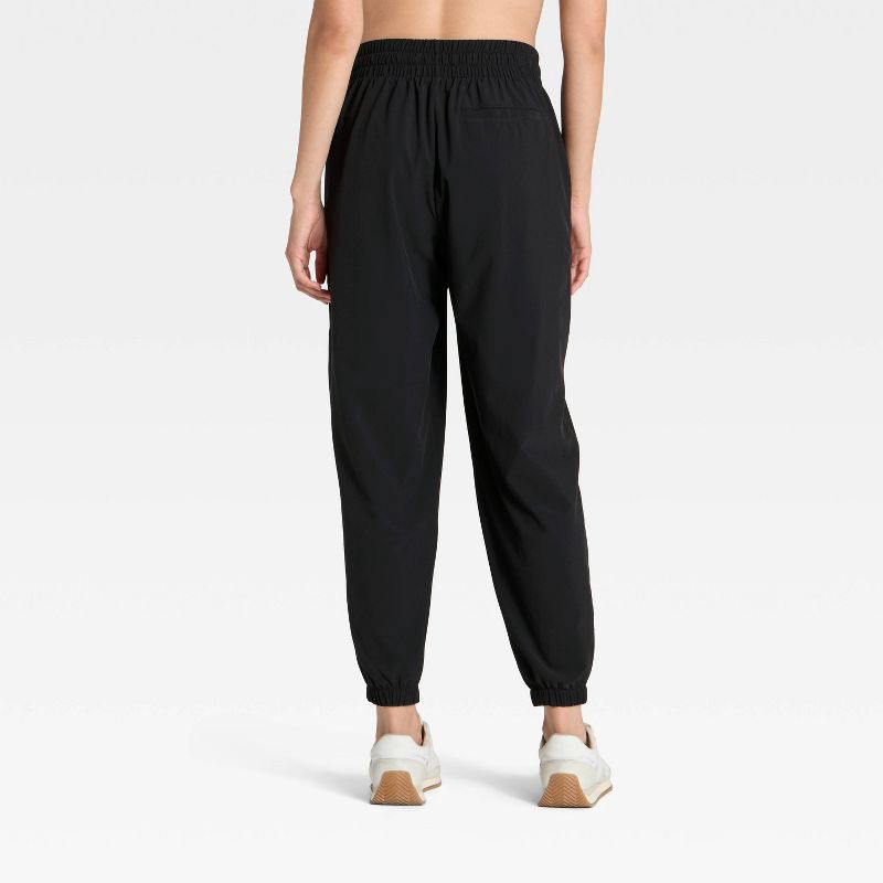 slide 2 of 5, Women's Active Light Mid-Rise Joggers - All In Motion™ Black XL, 1 ct