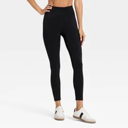 Women's Dynamic Flex High-Rise 7/8 Leggings - All In Motion™ Black M