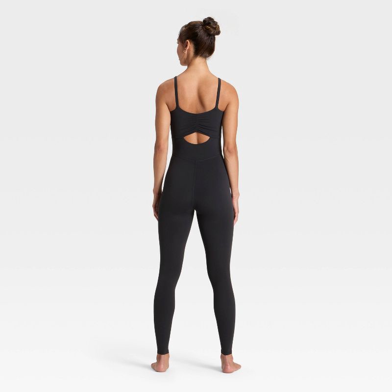 slide 2 of 5, Women's Everyday Soft Active Bodysuit - All In Motion™ Black M, 1 ct