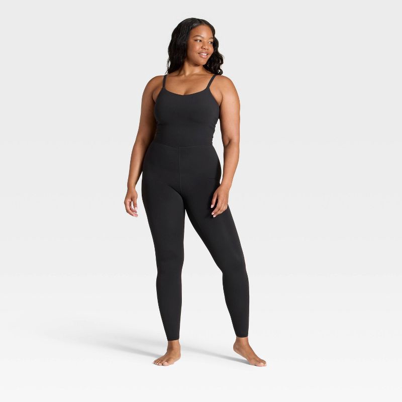 slide 4 of 5, Women's Everyday Soft Active Bodysuit - All In Motion™ Black M, 1 ct
