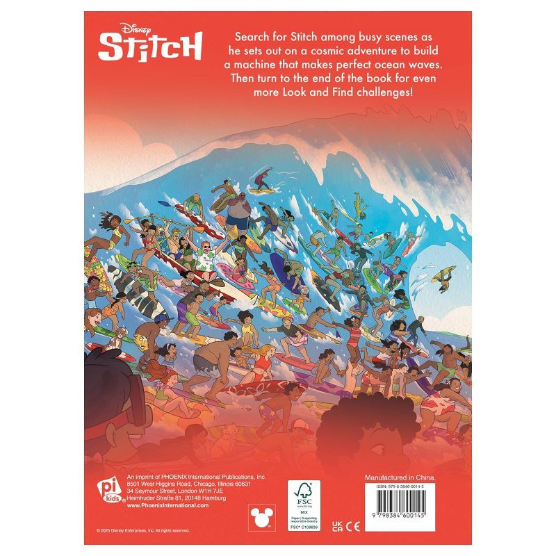 slide 4 of 4, Lilo & Stitch Disney: Where's Stitch? Look and Find - by Pi Kids (Hardcover), 1 ct