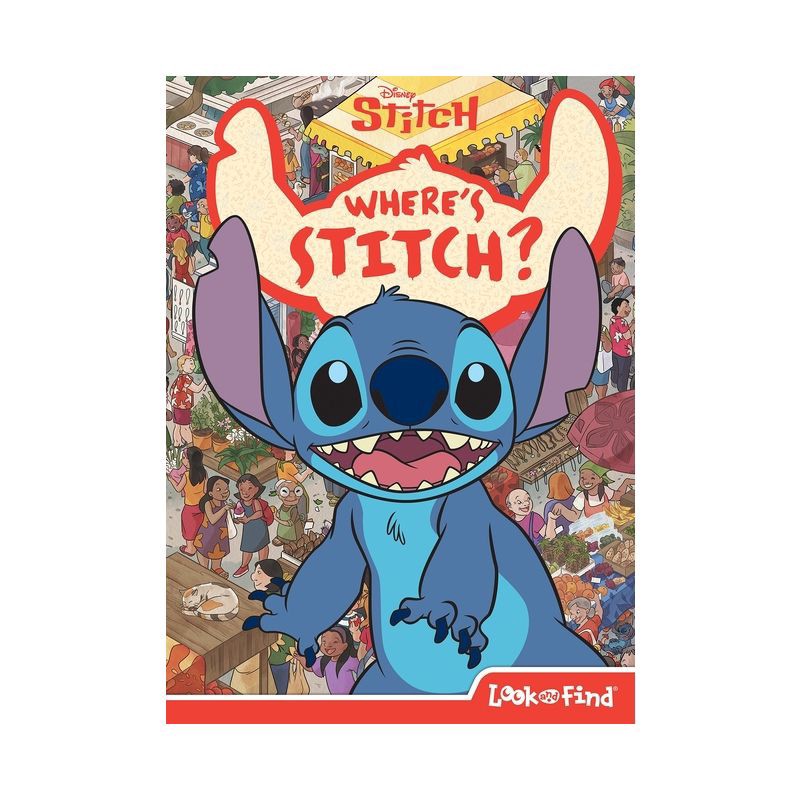 slide 1 of 4, Lilo & Stitch Disney: Where's Stitch? Look and Find - by Pi Kids (Hardcover), 1 ct