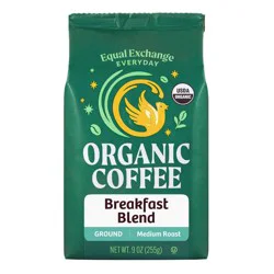 Equal Exchange Organic Breakfast Blend Medium Roast Ground Coffee - 9oz