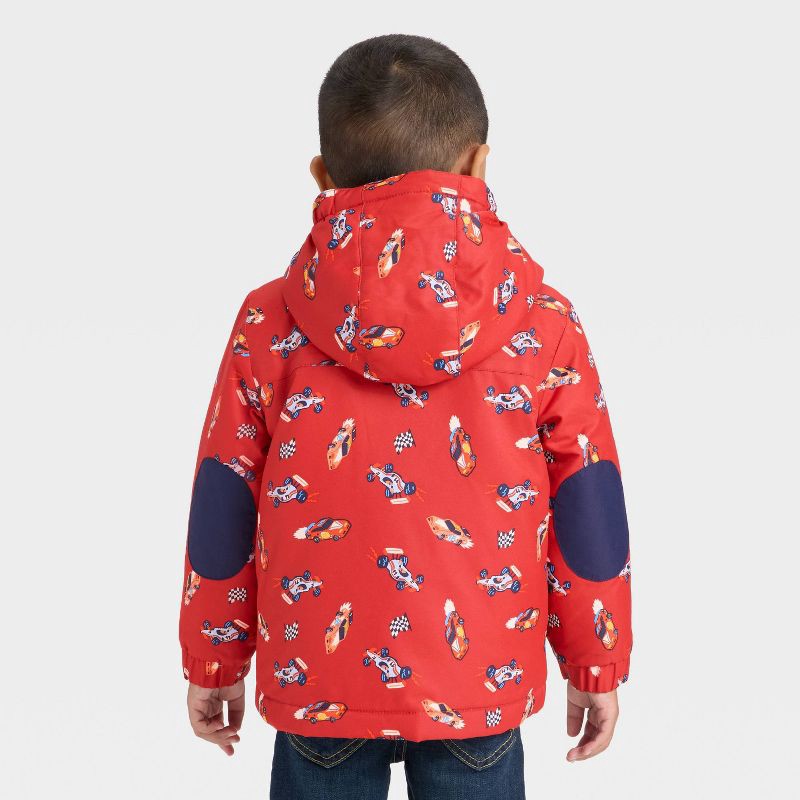 slide 2 of 4, Toddler Boys' Racecar 3-in-1 Snowplay Jacket - Cat & Jack™ Red 12M, 1 ct