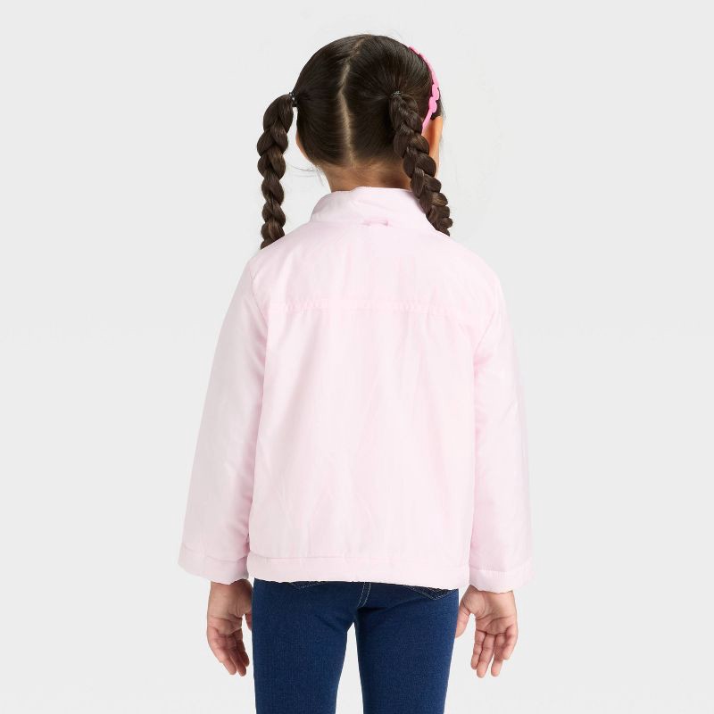 slide 4 of 4, Toddler Girls' Floral 3-in-1 Snowplay Jacket - Cat & Jack™ Pink 3T, 1 ct