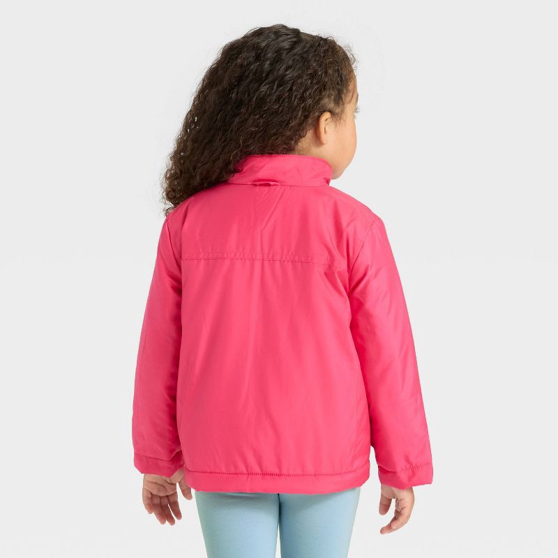 slide 4 of 4, Toddler Girls' Hearts 3-in-1 Snowplay Jacket - Cat & Jack™ Light Blue 5T, 1 ct
