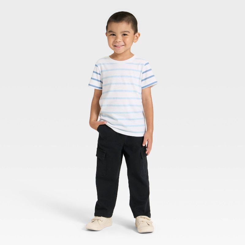slide 3 of 3, Toddler Boys' Cargo Pants - Cat & Jack™ Black 2T, 1 ct