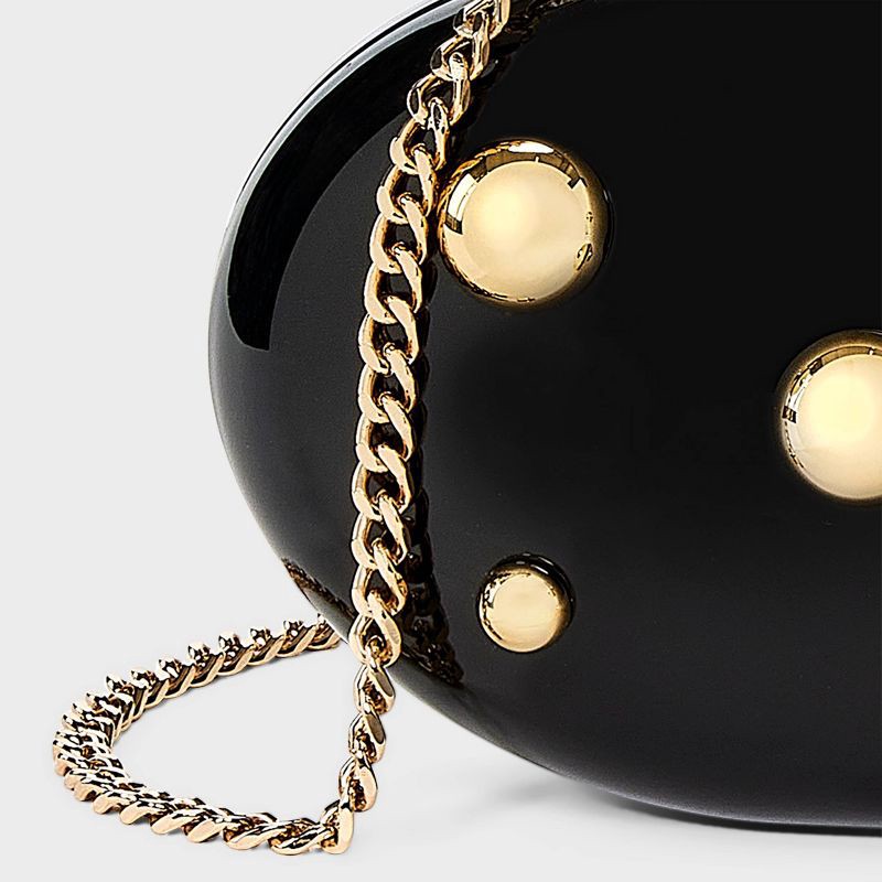 slide 5 of 5, Organic Minaudiere Clutch - A New Day™ Black/Gold, 1 ct