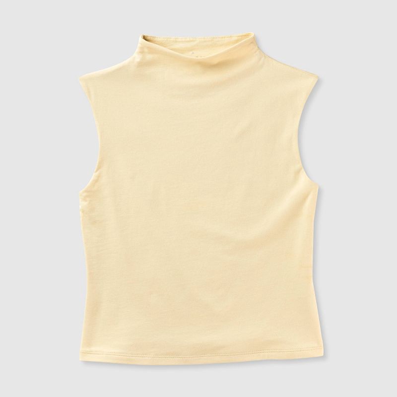 slide 4 of 4, Women's Tank Top - A New Day™ Cream S, 1 ct