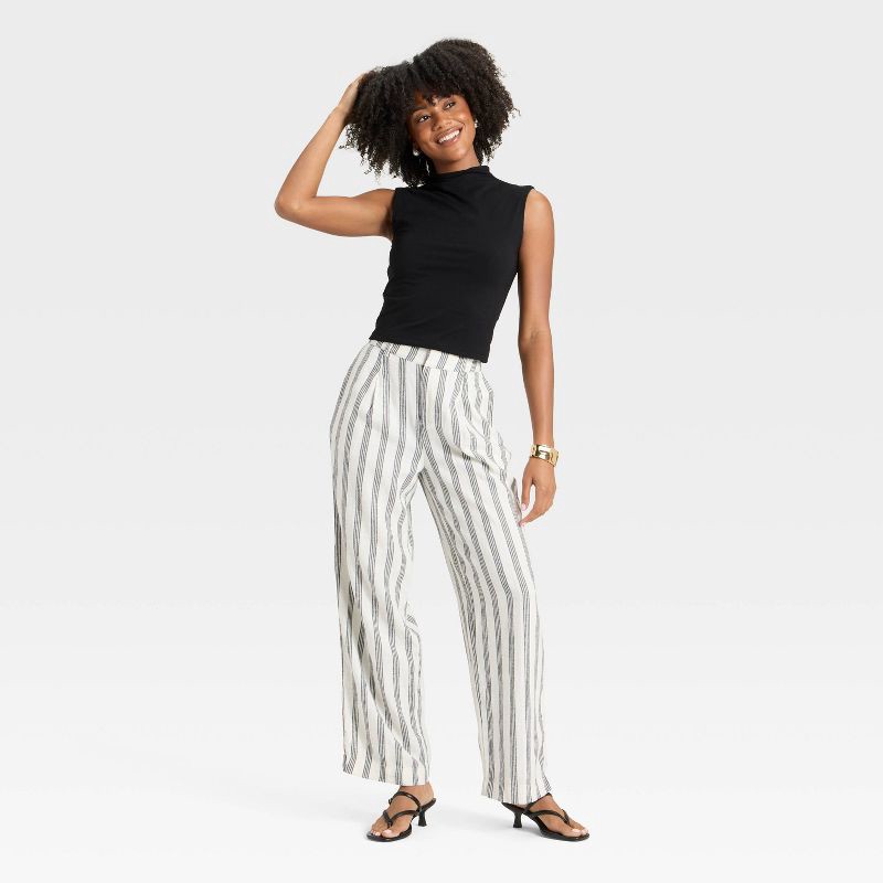 slide 3 of 4, Women's Tank Top - A New Day™ Black L, 1 ct