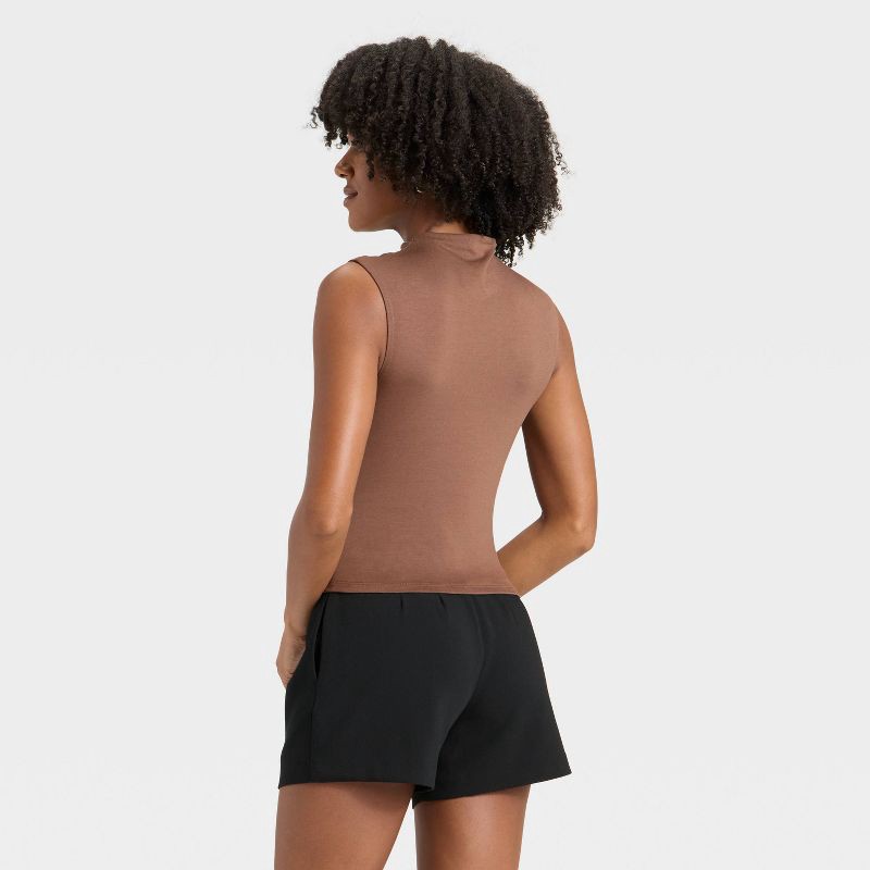 slide 2 of 4, Women's Tank Top - A New Day™ Brown L, 1 ct