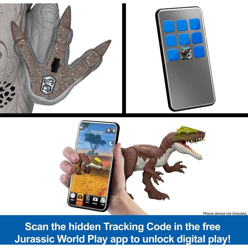 slide 6 of 11, Jurassic World 2-Pack of Dinosaur Figures Giganotosaurus & Therizinosaurus, Attack Actions, 1 ct