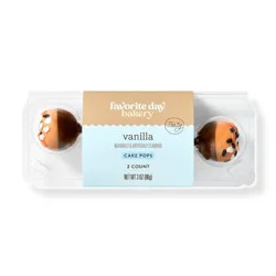 Halloween Vanilla Cake Pops - 3oz/2ct - Favorite Day™
