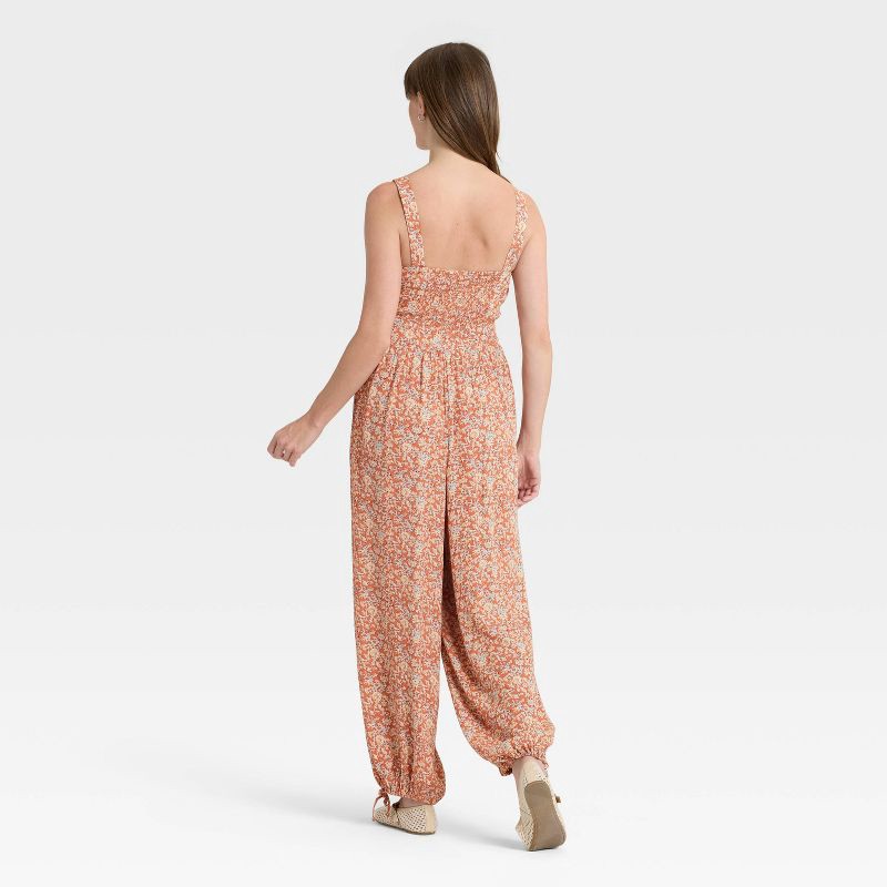 slide 2 of 3, Women's Jumpsuit - Universal Thread™ Rust Paisley XL, 1 ct