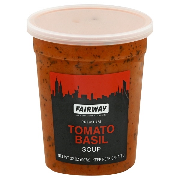 slide 1 of 1, Fairway Tomato Basil Soup, 32 oz