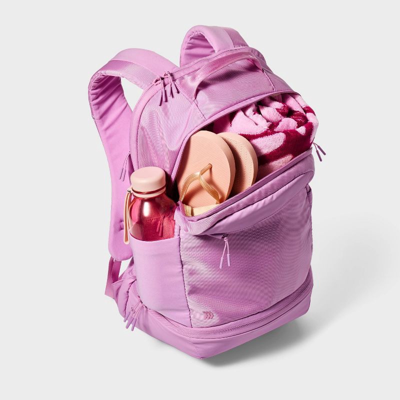 slide 3 of 4, Sport Pocket Backpack - All In Motion™ - Pink, 1 ct