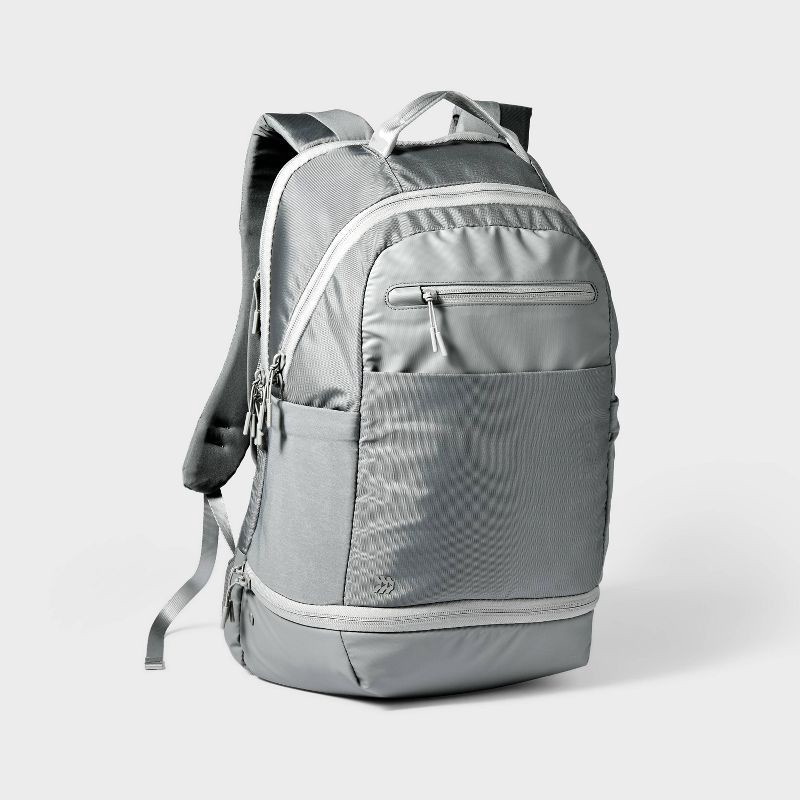 slide 1 of 4, Sport Pocket Backpack - All In Motion™ - Silver, 1 ct