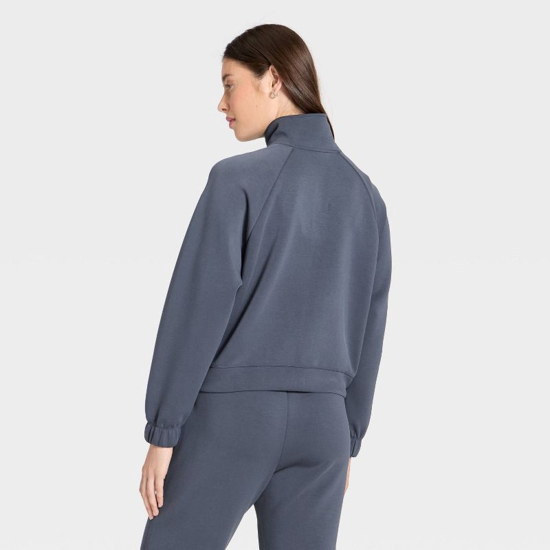 slide 3 of 5, Women's Airy Sleek Full Zip Jacket - All In Motion™ Navy Blue XXL, 1 ct