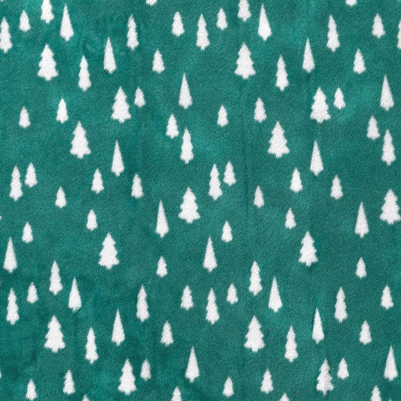 slide 5 of 5, Christmas Trees Plush Throw Blanket - Wondershop™, 1 ct