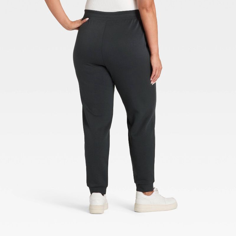 slide 5 of 5, Women's Airy Sleek Jogger Sweatpants - All In Motion™ Black XL, 1 ct