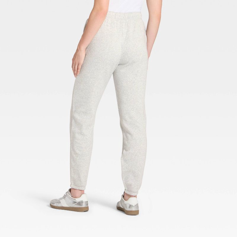 slide 2 of 5, Women's Active Comfort Jogger Sweatpants - All In Motion™ Heathered Gray XS, 1 ct