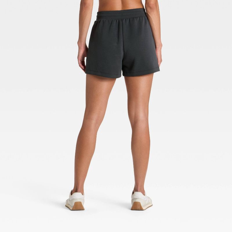slide 3 of 5, Women's Airy Sleek Shorts 3.5" - All In Motion™ Black XL, 1 ct