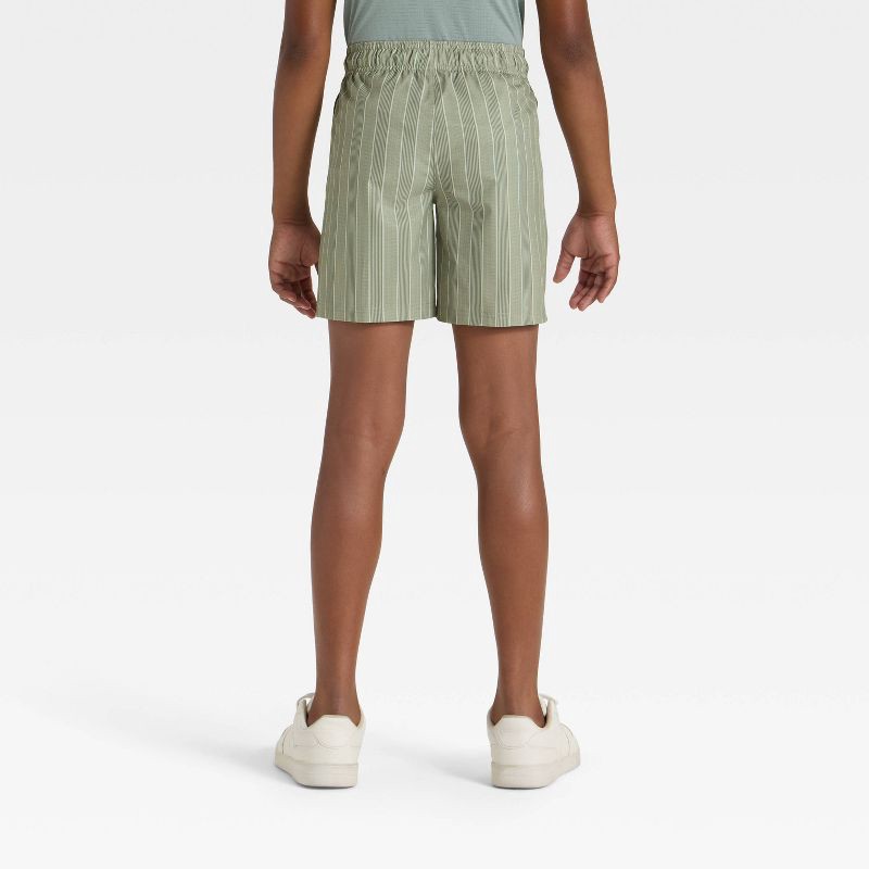 slide 2 of 3, Boys' Hybrid Shorts - All In Motion™ Sage Green L, 1 ct