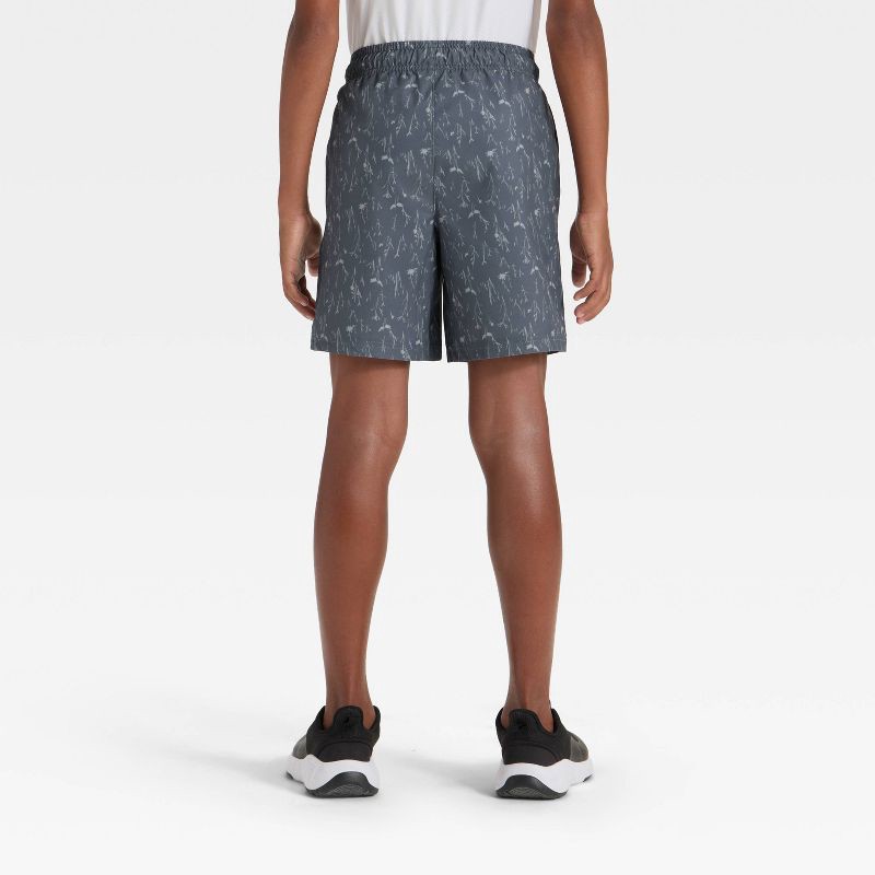 slide 2 of 3, Boys' Hybrid Shorts - All In Motion™ Gray XS, 1 ct