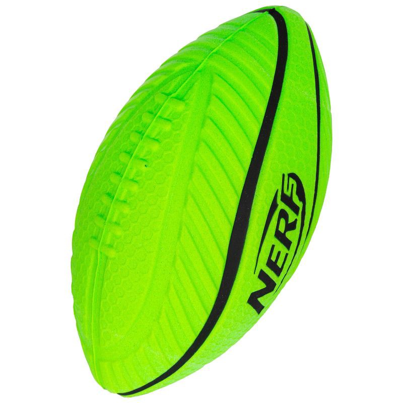 slide 3 of 4, NERF Nerf 8.5" Foam Glow Football - Green, 1 ct