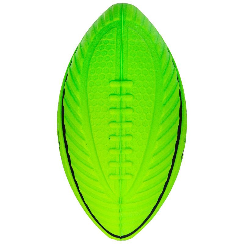 slide 4 of 4, NERF Nerf 8.5" Foam Glow Football - Green, 1 ct