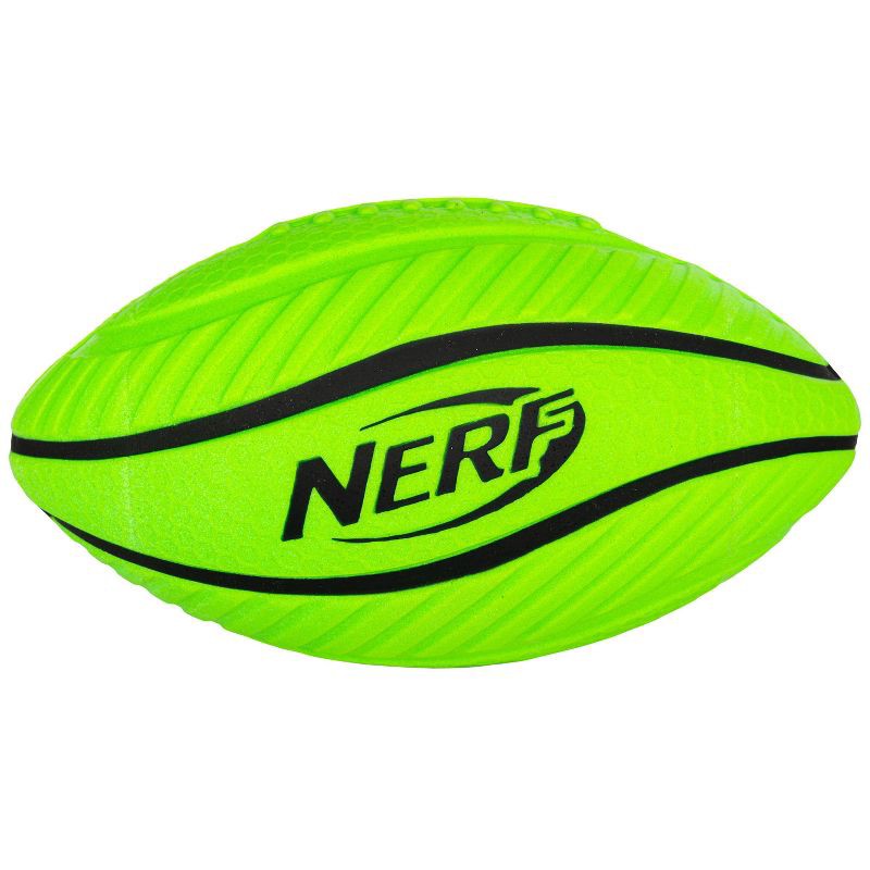 slide 1 of 4, NERF Nerf 8.5" Foam Glow Football - Green, 1 ct