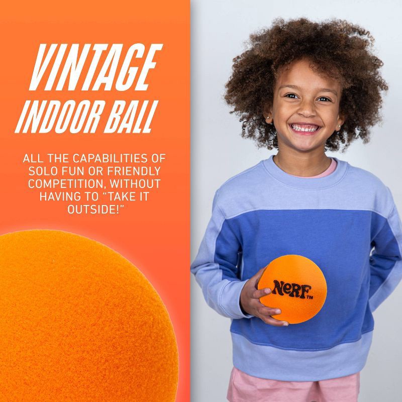 slide 7 of 10, NERF Foam Retro Hand Ball - Orange, 1 ct