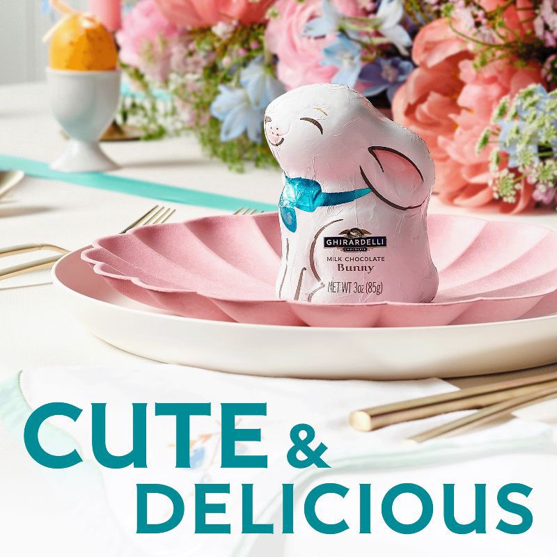 slide 5 of 5, Ghirardelli Easter Milk Chocolate Hollow Bunny - 3oz, 3 oz