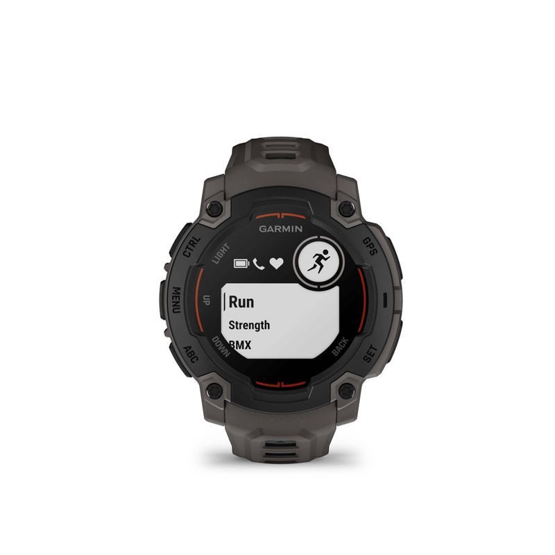 slide 2 of 11, Garmin Instinct E 45mm Black Smartwatch with Charcoal Band, 1 ct