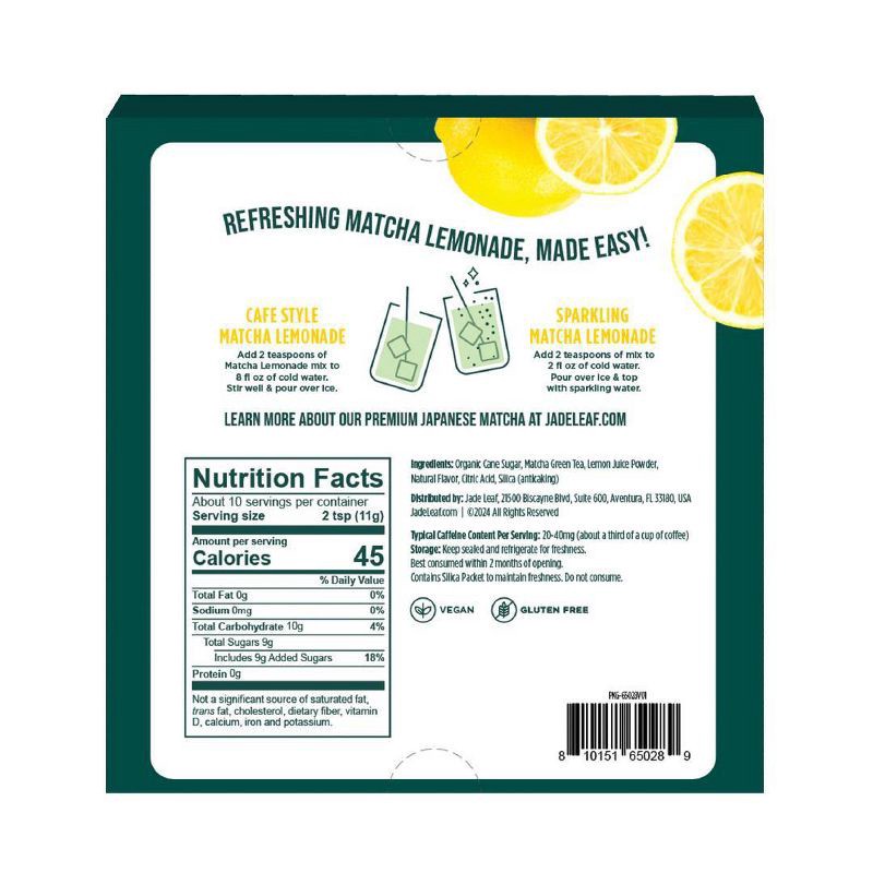 slide 2 of 6, Jade Leaf Matcha Lemonade Drink Mix - 3.9oz, 3.9 oz